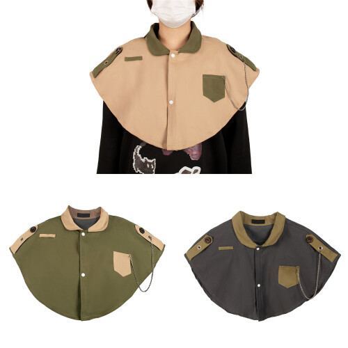 AntiScratch Bird Shoulder Pad High Collar Protective-Green 2