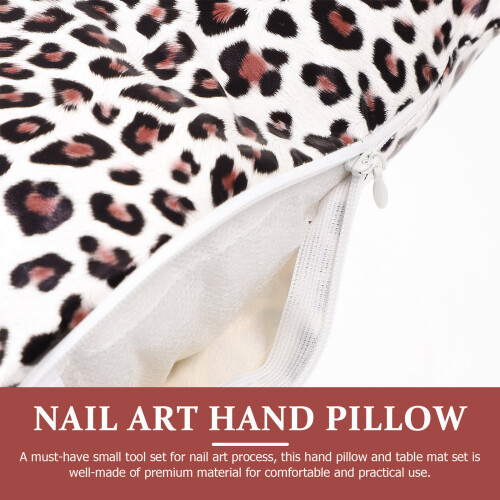 1Set Manicure Arm Rest PU Leer Nail Art Accessoire 2