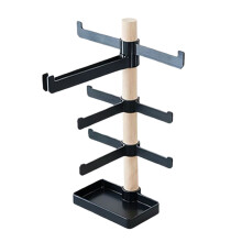 Space Saving Bike Equipment Display Rack For Storing-Black