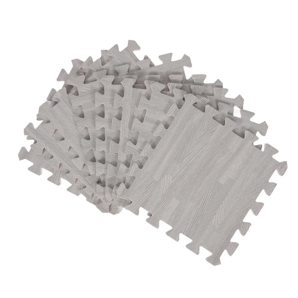 Foam Floor Mats 8pcs Interlocking Puzzle Design NonSlip Cushion for Home Gym and Playroom