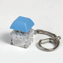 Fidget Button Keychain Mini Mechanical Keyboard Switch ABS Stress Relief Toy for Adults