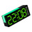 Réveil numérique LED, horloge de bureau électrique pour-Vert 1