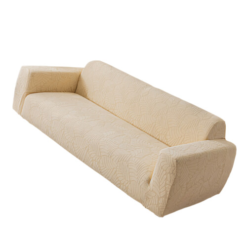 Elastic Woven Stretch Sofa Slipcover For 2 Seat Couch-BY