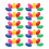 Embroidery & Sewing Needle Threaders 50Pcs Compact 5-Colour Lightweight Tools 15