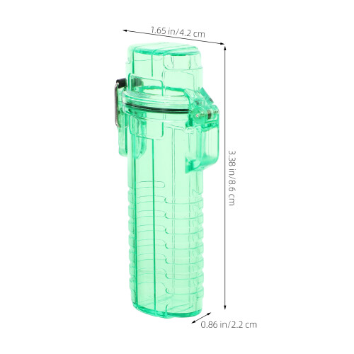 Boîtier Rangement Allume-Cigare Vert Extérieur 1