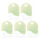5 Pieces Creative Hand Carry Bouquets Boxes Suitable for-Green 1