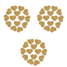 600Pcs Golden Glitter Confetti Wedding Favors Table Decoration Scatter