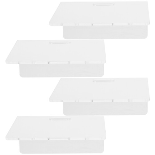 4Pièces Étagère Mural Transparente En Pour Routeur