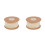 2Rolls DIY Plastic Beads String Beige for Garlands and Wedding Decor 1