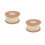 2Rolls DIY Plastic Beads String Beige for Garlands and Wedding Decor 3
