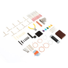 Guitar Tool Kit: Bridge Pin, Saddle & Nut Files Ruler Set, Metal & ABS