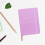 1Notebook Violet PVC PU Brillant Avec Band Élastique Pratique Et Chic 6
