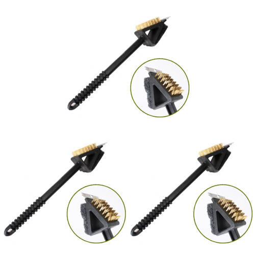 3Pièces Bbq Noir Nettoyage Grillades 1