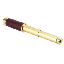 Brass Pirate Telescope 25x30 Zoom for Kids and Beginners with Tripod Bright Clear Imaging