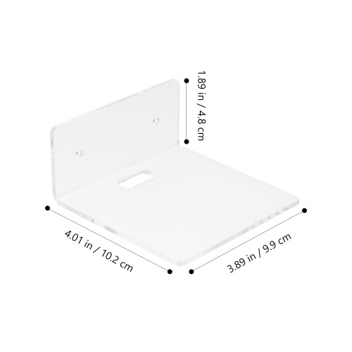 4Pièces Étagère Mural Transparente En Pour Routeur 1
