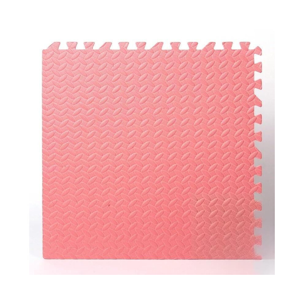 30X30cm Interlocking Foam Floor Mats, Antislip Eva Tiles For Playroom And Exercise Red