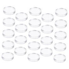 50pcs Clear Coin Holder Storage Case with Dust Protection for Collectors