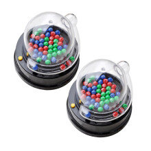 Electric Lotto Ball Machine and Prize Wheel Game Set for Parties and Events, Durable Build