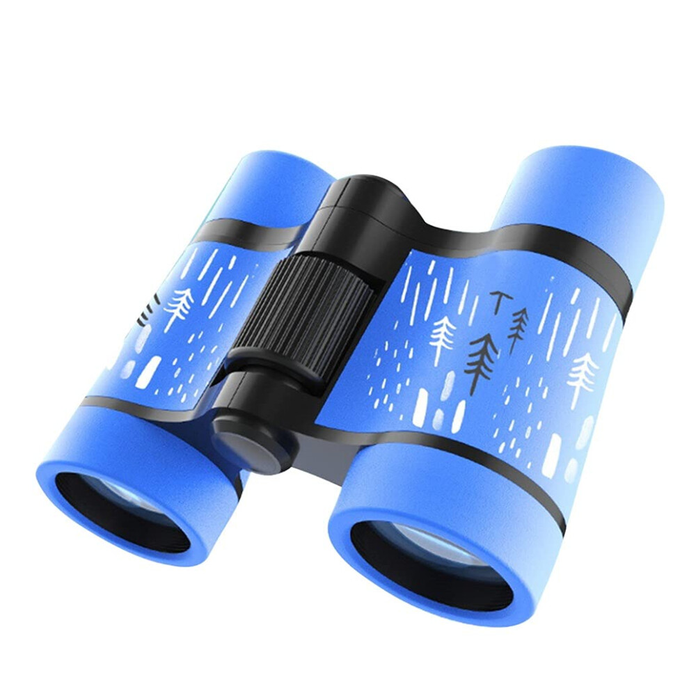 Kids 4X30 Outdoor Exploration Binoculars With Rubber AntiâSlip Grip And Clear Glass Optics Blue 9092120431919