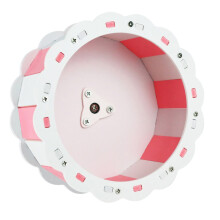 Still Sonnenblumenform PVC Hamsterrad 22cm Pink & Weiß