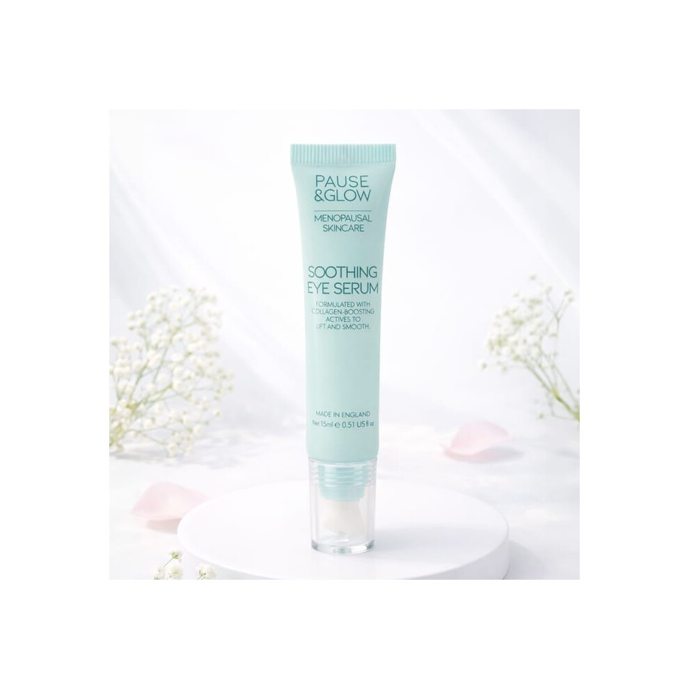 Pause & Glow Menopausal Skincare Soothing Eye Serum 15ml