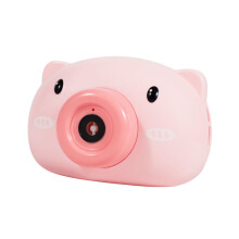 Cartoon Camera Bubble Machine for Kids, Handheld Bubble Blower Toy, Durable Party Fun Pink