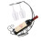 Decorative Storage Rack Eye Catching Iron Pirate Boat-Black 1