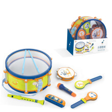 Kids Drum Set for Beginners with Clear Percussion Sound, Boosts Motor Skills, Preschool Musical Kit