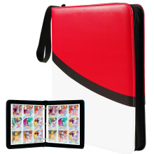 Trading Card Binder 900 Card Capacity, 9 Pocket Holder with 50 Removable Sleeves for Collectibles