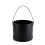 Practical Large Capacity Leather Storage Box Floral-Black 1