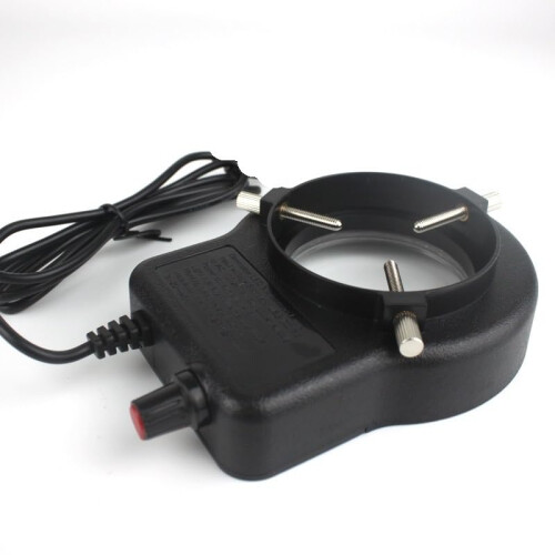 Adjustable LED Microscope Ring Light with Adapter USB Powered 48pcs for Stereo Microscope Black 1