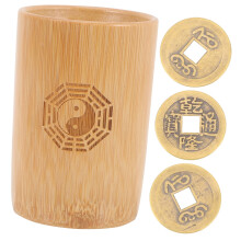 Chinese Coin Divination Set with Durable Copper Coins for Traditional Buddhist Fortune Telling