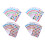 160Sheets Bright Color Alphabet Decals Self Adhesive for Home Decor 1