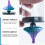 Plastic Spinning Top & Fidget Toy, 3.8*4.2cm, Fun Desktop Decompression Gift 8