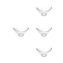 4Pièces Bols Créatifs En Transparent Idéal Pour Salades