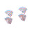 160Sheets Bright Color Alphabet Decals Self Adhesive for Home Decor 4