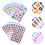 160Sheets Bright Color Alphabet Decals Self Adhesive for Home Decor 8