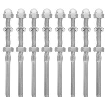 8St Rvs Draadkabel Connector Trapleuning & Dek Montage