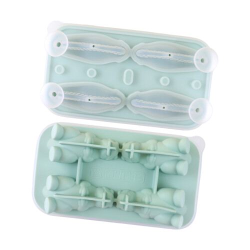 Dinosaurs Shape Ice Cubes Tray Suitable For Chocolate-Green