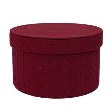 Small Flower Bouquet Packaging Box-Single round wine re