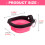Portable Pet Water Container Feeding Bowl With-black red 4