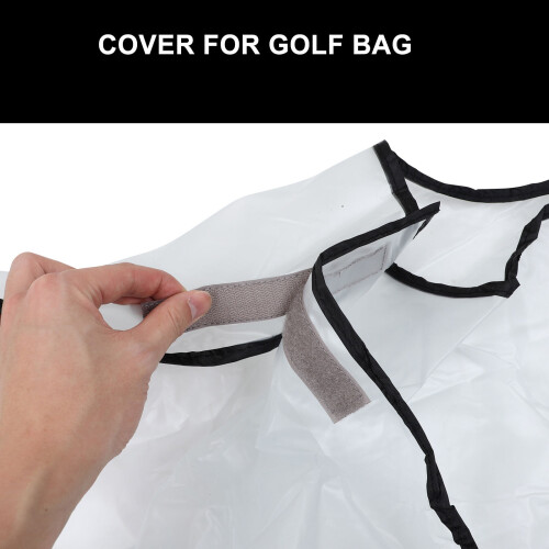 Leichte Transparent Regenhülle Für Golfbag Mit 2