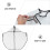 Leichte Transparent Regenhülle Für Golfbag Mit 6