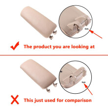 Leather Armrest Cover for A4 B6 B7 02-07, 12"5"3"