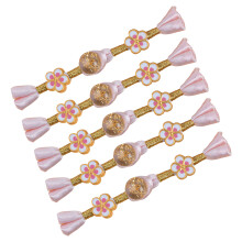 5Pcs Traditional Chinese Knot Button Closure-Ora nge Powder