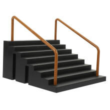 Finger Skateboard Ramp Kit Durable Mini Fingerboard Skatepark for Tricks and Smooth Performance