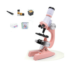 Kids Microscope with Phone Holder and LED Light, 1200X Student Biological Kit