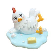 Humorous Resin Funny Chicken Phone Stand Desktop Ornament Home