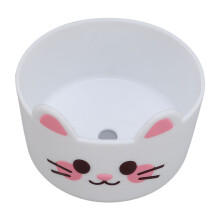 3 Stück Silikon-Katzenschutzhüllen für Baby- und Wasserflaschen, 8x6cm