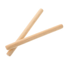 Wooden Rhythm Sticks for Classroom Music, Durable Percussion Sticks for Kids and Teachers, 2pcs